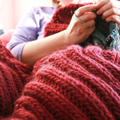 A Blanket For Seriously Cold People - knitting pattern