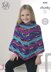 Poncho, Snood, Scarf & Hat. in King Cole Big Value Multi Chunky - 4242 - Downloadable PDF