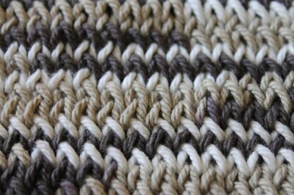 Twisted Stockinette Stitch Dishcloth