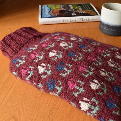 Cottage Garden Hot Water Bottle Cover