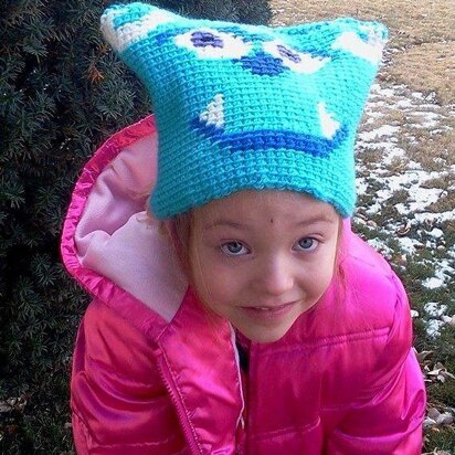 Sack Beanie - Sulley from Monsters Inc Inspired
