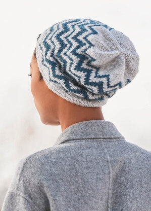 Blue Sky Fibers Springfield Chevron Hat PDF