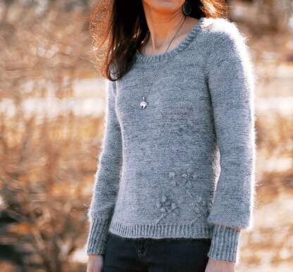 Lyrical Knits Branches in Bloom Pullover PDF