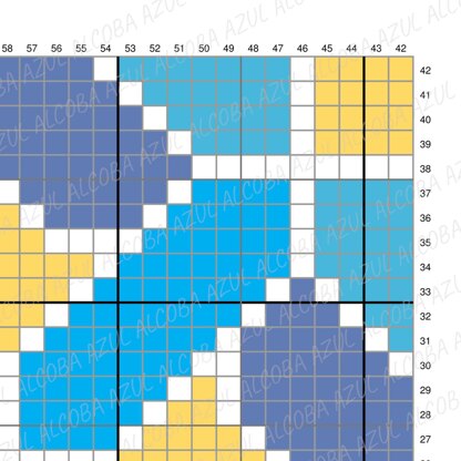 Home Decor Mini C2C Mosaic Square Bed Pillow CROCHET PATTERN