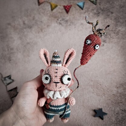 Creepy Bunny with Carrot