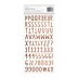 American Crafts Together For Christmas Thickers Stickers 5.5"X11" 167/Pkg - Cedar Alpha/Foam