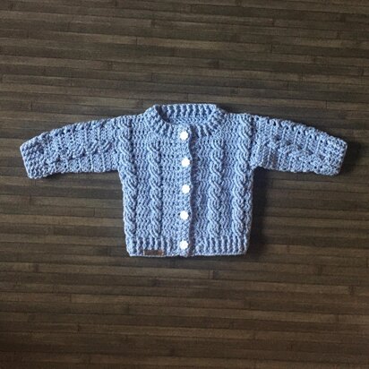 Lola Cabled Baby Cardigan