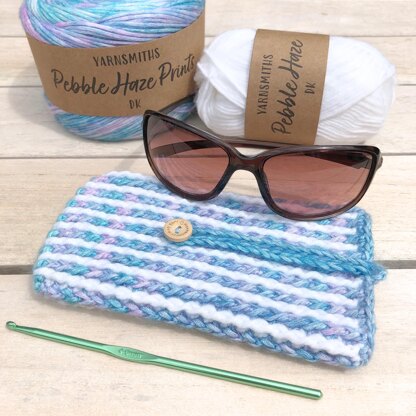 Summer Stripes Sunglasses Case