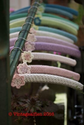 Knitted hanger covers by VA