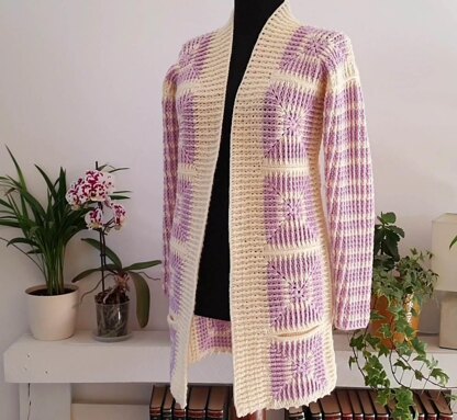 Crochet jacket for spring