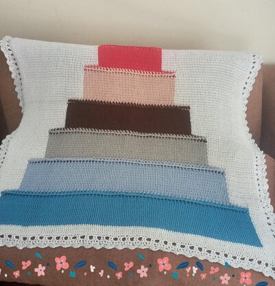 Colourful Blocks Baby Blanket