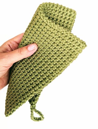 Double Thick Crochet Potholder Pattern (Featuring the Thermal Stitch)
