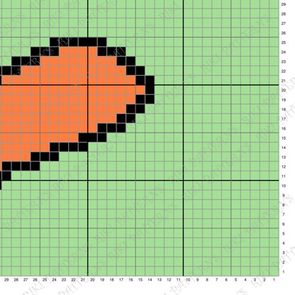 Little Roo Blanket Throw C2C CROCHET PATTERN 90x90 Square Kanga Graphgan