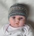 Paisley - Babies 4ply stocking and garter stitch beanie