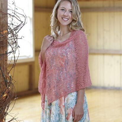 693 Magda Shawl - Knitting Pattern for Women in Valley Yarns 2/14 Alpaca Silk