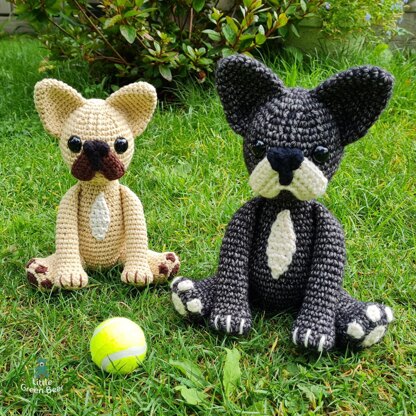 Franklin the French Bulldog – US Terminology - Amigurumi