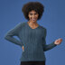 Greenleaf Pullover - Sweater Knitting Pattern for Women in Tahki Yarns Donegal Tweed Fine by Tahki Yarns