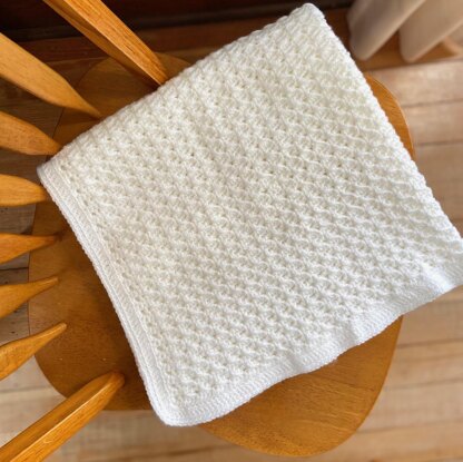 Simple Crossover Baby Blanket