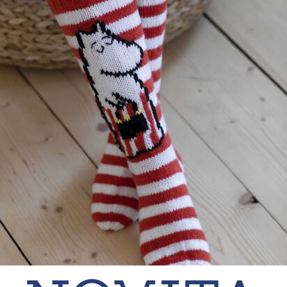 Moominmamma Socks in Novita Muumitalo - Moominhouse - Downloadable PDF