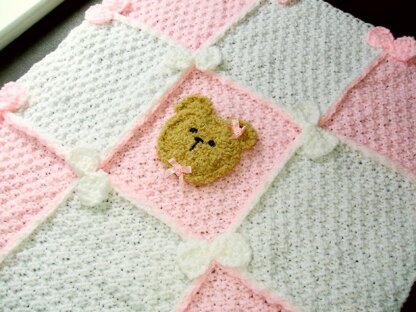 BEARS & BOWS BABY BLANKET