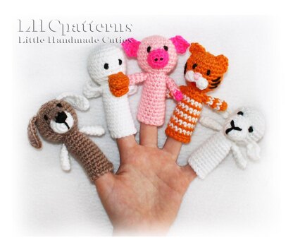 Old Macdonald Finger Puppets Crochet Pattern