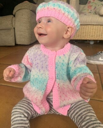 Sorella's Cardigan & hat