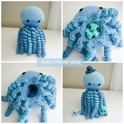 Olivia & Paige the Octopus Moms and their babies