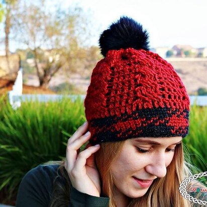 Knit-like Cable Hat