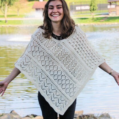 Lace Sampler Poncho