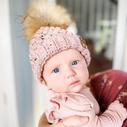 Pebble Puff Stitch Crochet Hat tutorial now on ! Blog post