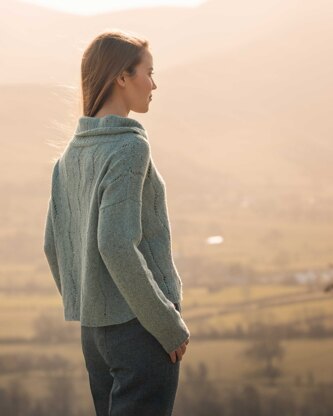 North Row Sweater in The Fibre Co. Arranmore Light - Downloadable PDF