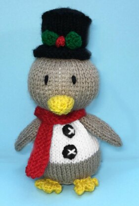 Christmas Snowman Robin