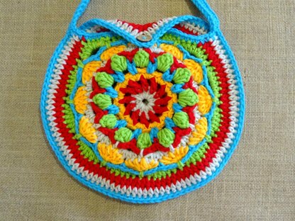 Crochet Mandala Shoulder Bag