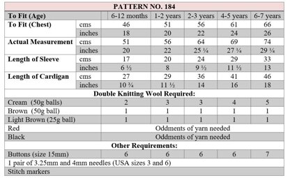 P184 Teddy Motif Cardigan