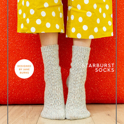 Starburst Socken für Damen - Kostenlose Strickanleitung für Paintbox Yarns Socks