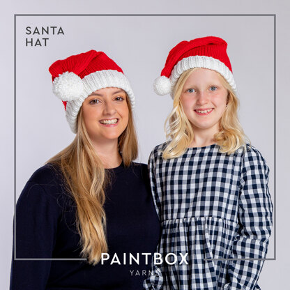 Paintbox Yarns Santa Hat PDF (Free)