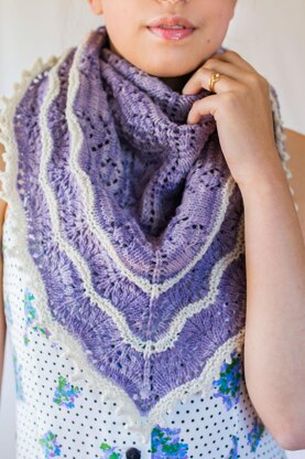 Fields of Lavender (Shawl)