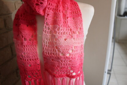 Heart scarf