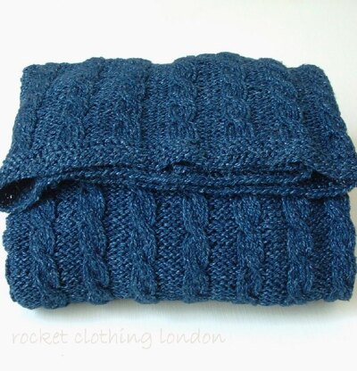 Rocket Clothing London Classic Cable Blanket PDF