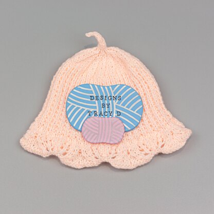Gwen baby dress, pants & hat knitting pattern