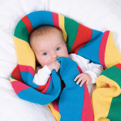 "Teddy Blanket" - Blanket Beginners Knitting Pattern For Home - Blanket Knitting Pattern For Home in MillaMia Naturally Soft Merino