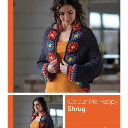 Colour Me Happy Shrug in West Yorkshire Spinners ColourLab - Downloadable PDF