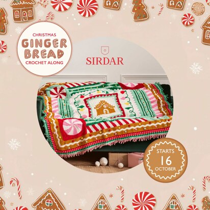 Sirdar Gingerbread 2024 Christmas Crochet Along