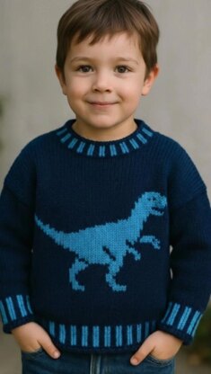 Velociraptor Dinosaur Sweater