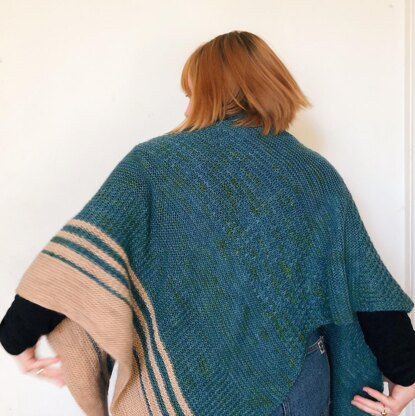 Math of Love Triangles shawl