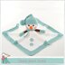 Snow girl and Snowman Comfort Blankets Blankie Lovey Crochet Soft Toys Baby Blanket