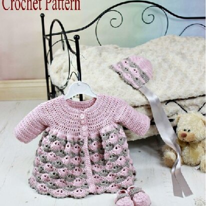 278 Baby Matinee Jacket Crochet Pattern #278