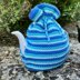 Ocean Blue 4 Cup Teapot Cosy Knitting Pattern