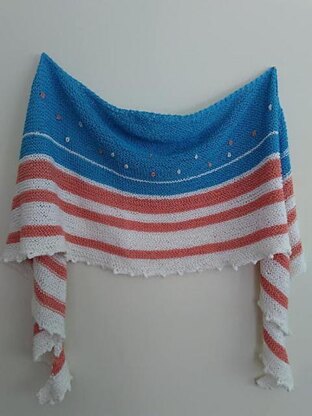 Caribbean Beach Shawl