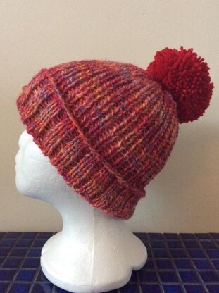 Kaleidoscope ribbed hat